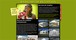Desktop Screenshot of barnum-de-reception.com